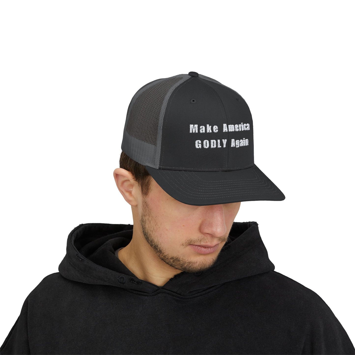 Make America GODLY Again (Snapback Trucker Cap)