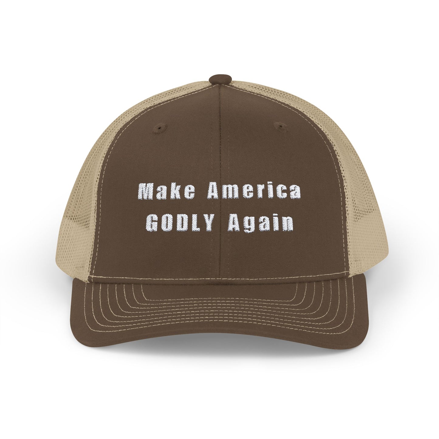 Make America GODLY Again (Snapback Trucker Cap)