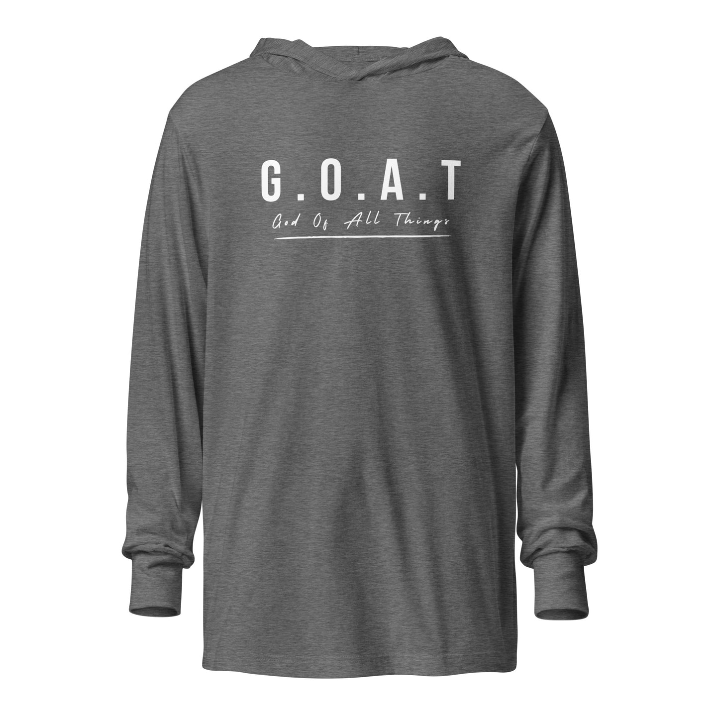 G.O.A.T "God of All Things" Hooded long-sleeve tee