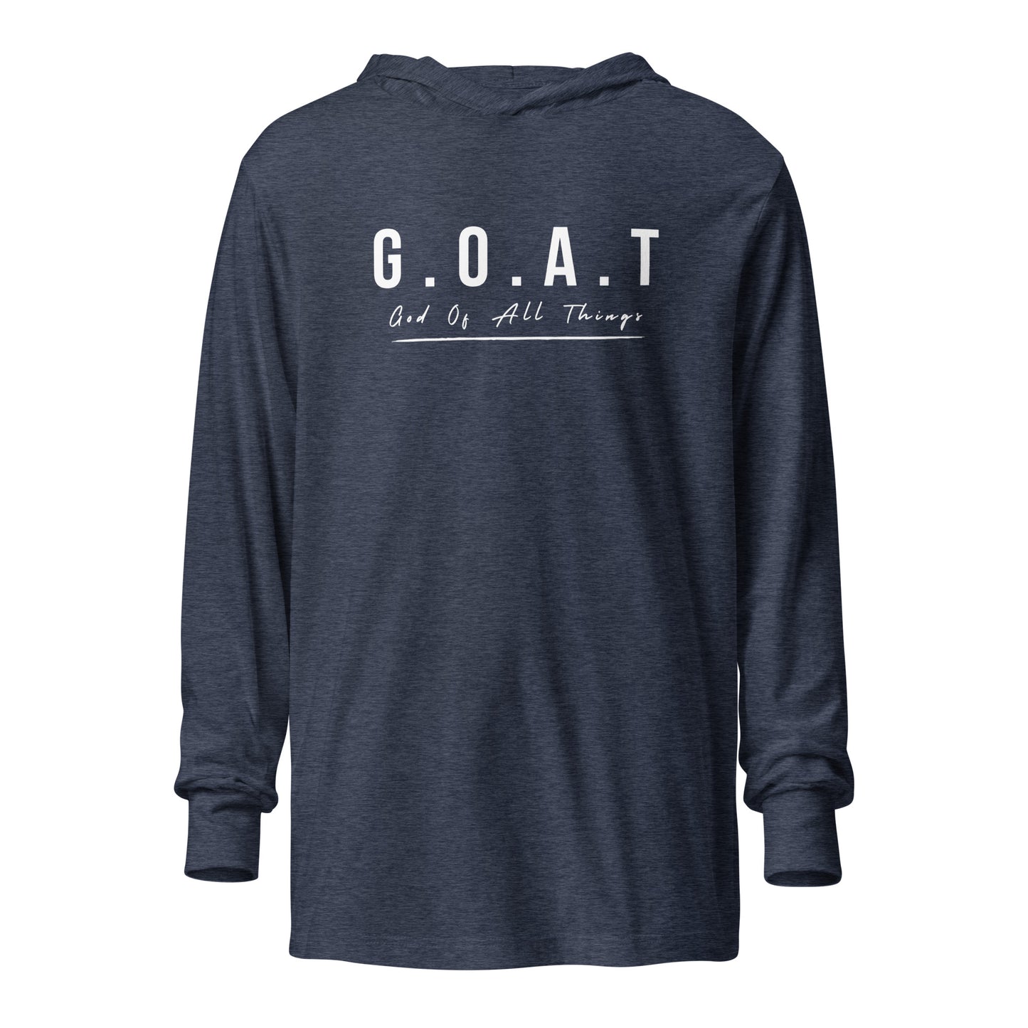 G.O.A.T "God of All Things" Hooded long-sleeve tee